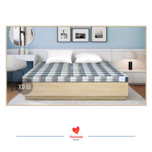 Đệm bông ép chống khuẩn Tc Hanvico gấp 3 tấm Super King Size