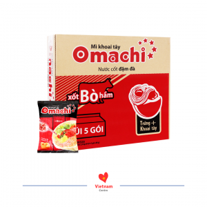 Mì Omachi vị bò hầm – thùng 30 gói 80g