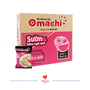 Mì Omachi vị sườn hầm ngũ quả – thùng 30 gói 80g