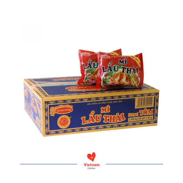 Mì Lẩu thái tôm - thùng 30 gói 80g