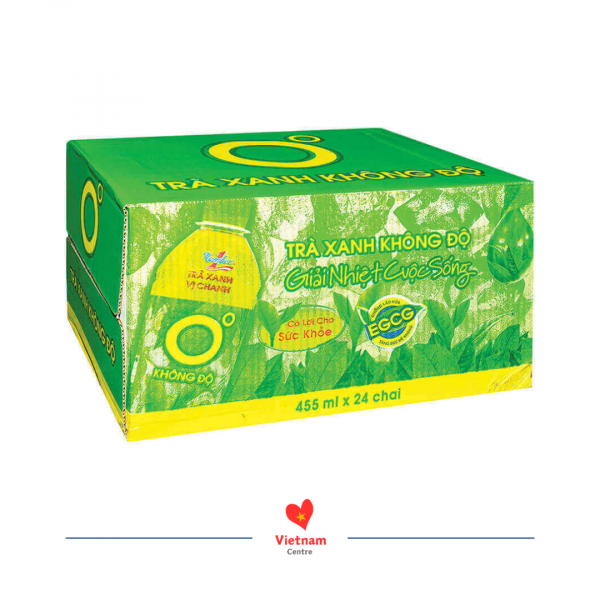 Trà xanh không độ - thùng 24 chai 455ml - Image 3