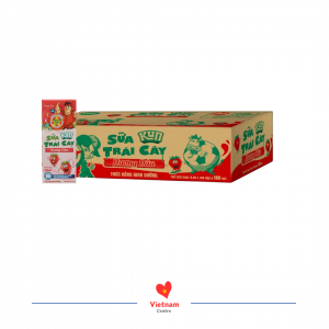 Sữa trái cây Kun hương dâu 180ml - thùng 48 hộp 180ml
