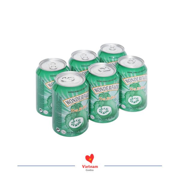Trà bí đao Wonderfarm - thùng 24 lon 310ml - Image 2