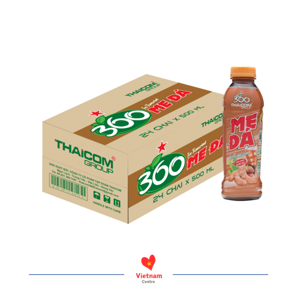 Nước me đá 360 - thùng 24 chai 500ml