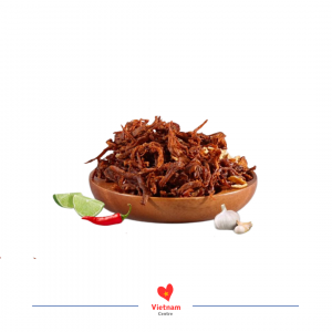 Khô heo cháy tỏi - túi 500g