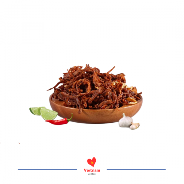 Khô heo cháy tỏi - túi 500g