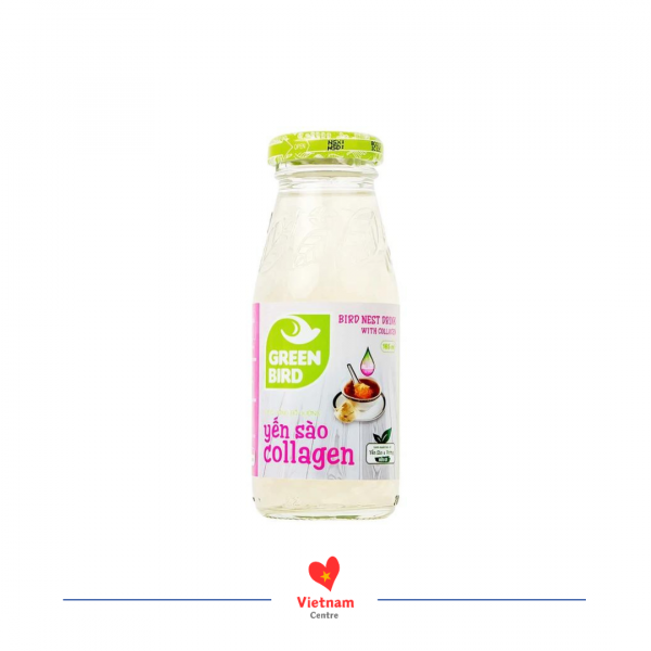 Nước uống bổ dưỡng Yến Sào và Collagen - lốc 4 chai 185ml - Image 3