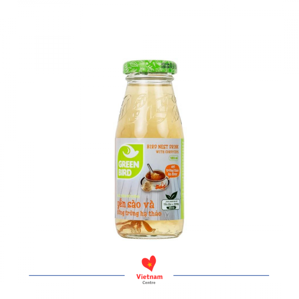 Nước uống bổ dưỡng Yến Sào và Đông Trùng Hạ Thảo - lốc 4 chai 185ml - Image 3