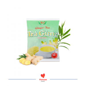 Trà gừng xanh cốm xanh - bịch 400g