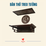 Bàn thờ treo tường màu tối
