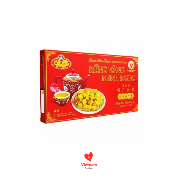 Bánh đậu xanh Rồng vàng Minh Ngọc - hộp 470g