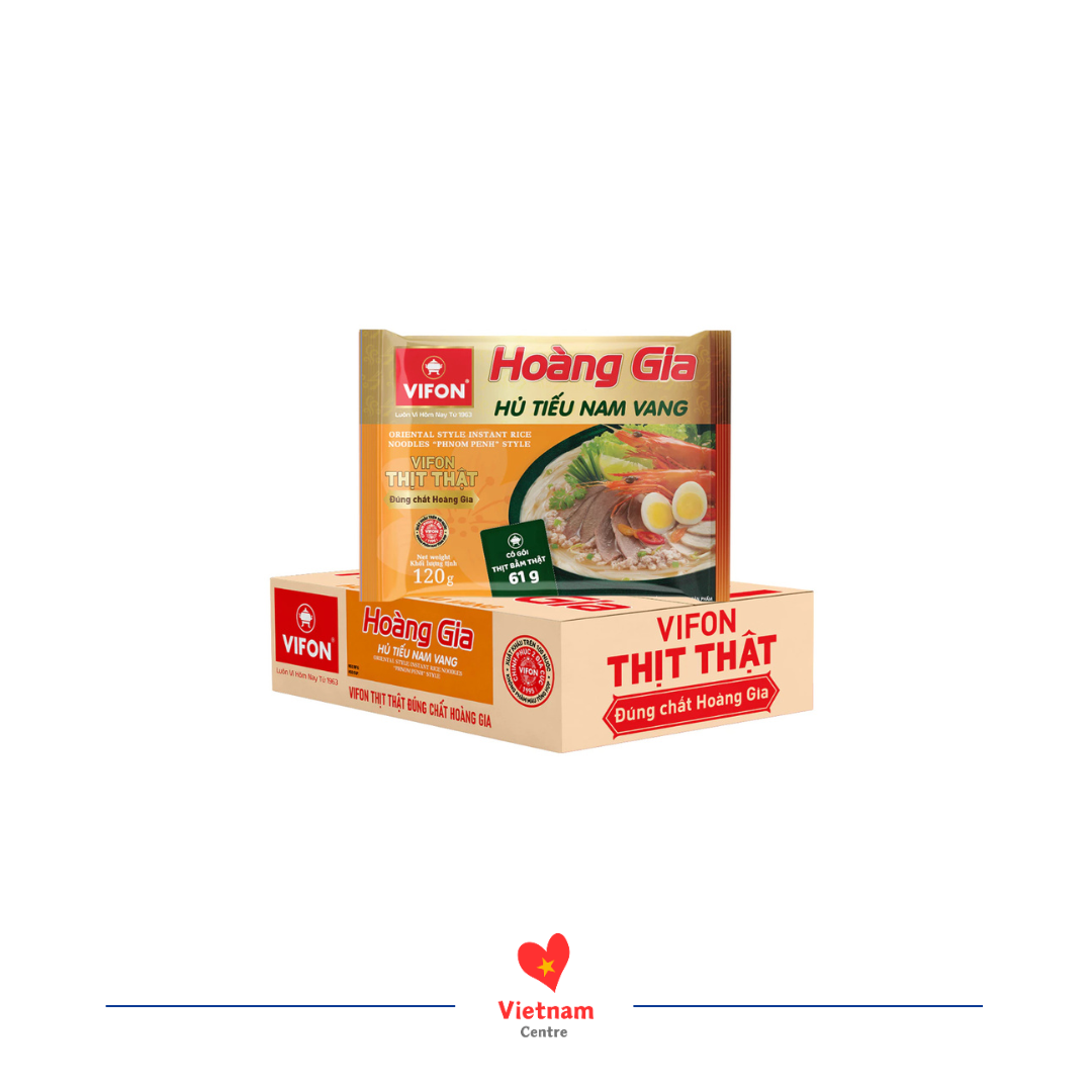 Hủ tiếu nam vang 1 Hủ tiếu Nam Vang Hoàng Gia Vifon – thùng 18 gói 120g - Image 1