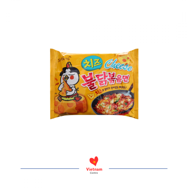 Mì khô gà cay Samyang vị phô mai - gói 140g