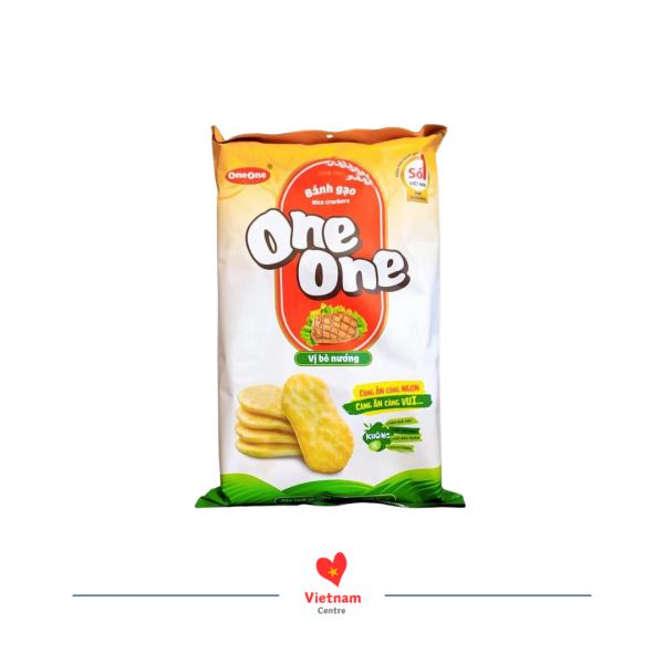 Bánh gạo vị bò nướng One One - gói 150g
