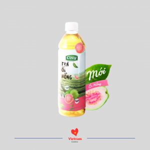 Trà ổi hồng Cozy - thùng 24 chai 455ml