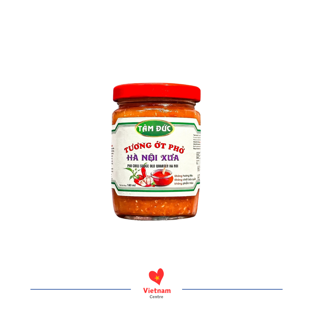 tuong-ot-pho-ha-noi-xua-tam-duc-hu-180ml Tương ớt phở Hà Nội xưa Tâm Đức - hũ 180ml - Image 1